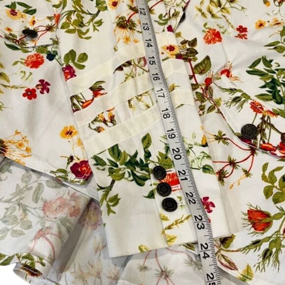 NWOT Disney Alice Through The Looking Glass Floral Jacket Button Front Size Med - Picture 10 of 11